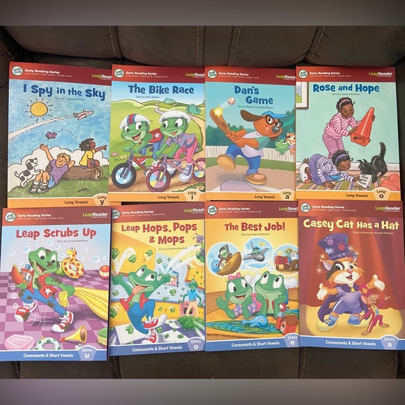 Leap frog tag books lot of 8 Early Reading Series Leap Reader - Picture 1 of 3
